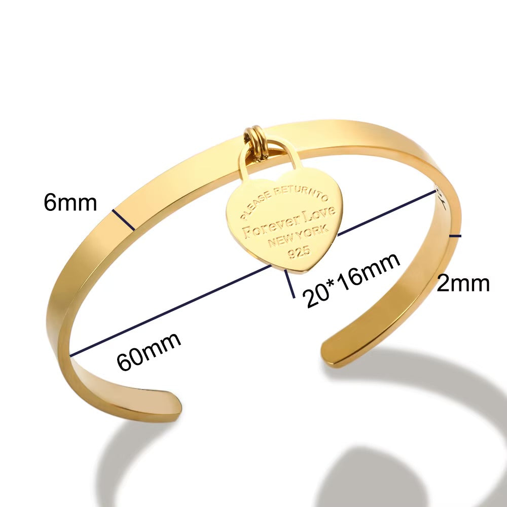 Forever love New York bangle